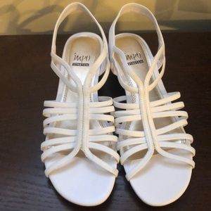 White sandals